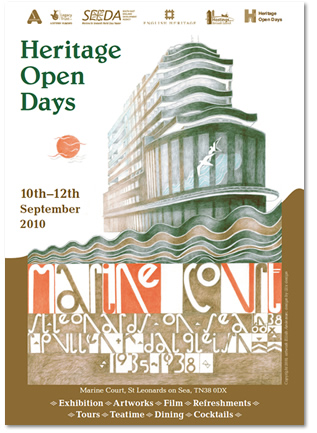 Poster for Marine Court Hertage Open Days
