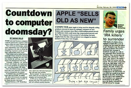 Illustration - Apple sells used computers...