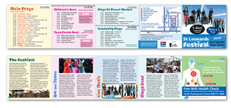 Programme design made for Hastings Borough Council, 2010