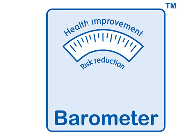 Barometer logo for the professinal healthcare sector, Uk