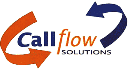 Old logo of Call Flow Solutions Ltd. UK