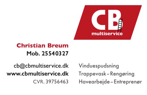 CB multiservice visitkort