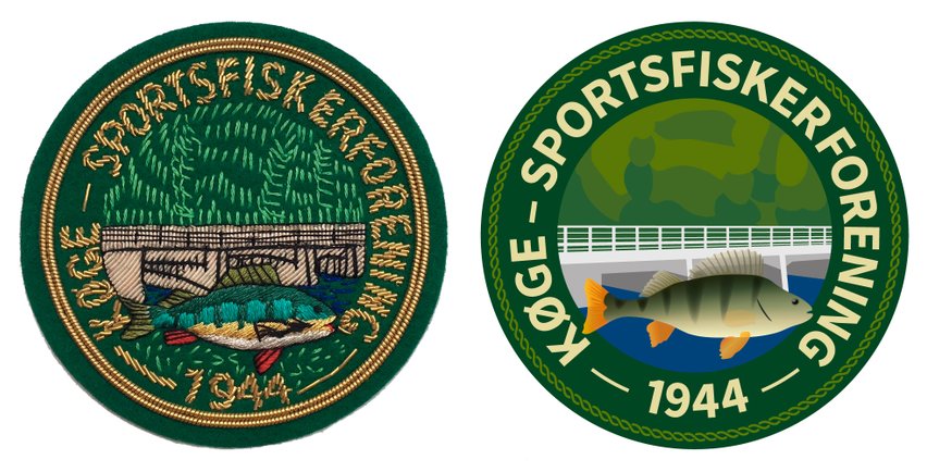 Køge Sportsfiskerforening, logo re-design © illix design 2019