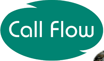 Old logo of Call Flow Solutions Ltd. UK