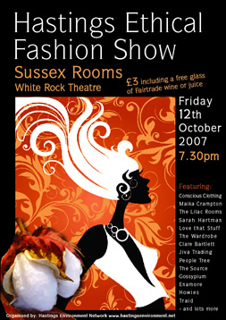 Ethical fashion show, Hastings, UK