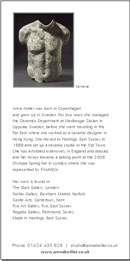 DL leaflet for Anna Keiller, UK