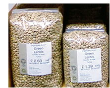 Trinity Wholefood labels