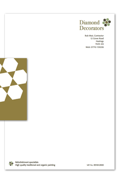 Letterhead for builders and decorators, Hastings