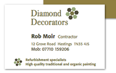 Business card design